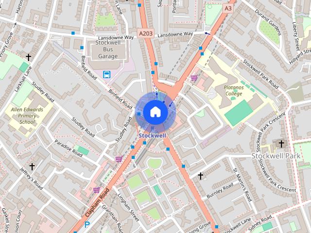 Apartment for rent in Stockwell, Greater London