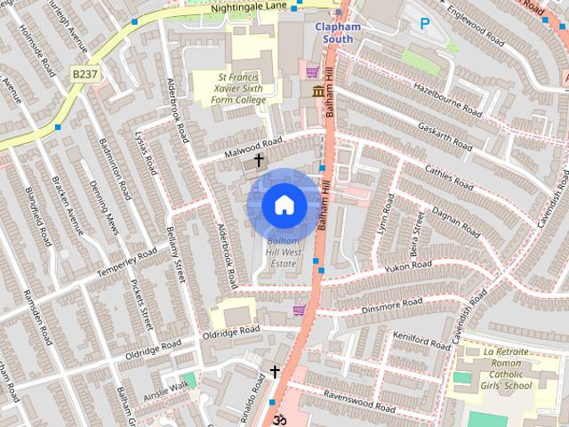 Apartment for rent in Balham Hill West Estate, Greater London