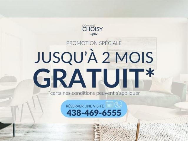 Apartment for rent in St. Leonard's, Quebec