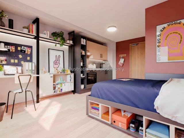 Studio for rent in Rainbow Quarter, City of Nottingham