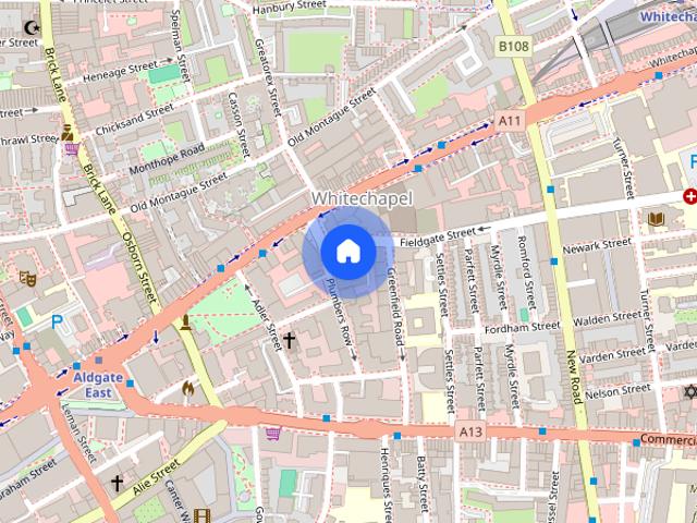 Studio for rent in St. George in the East, Whitechapel