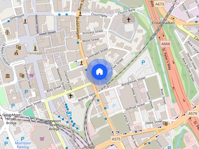 Studio for rent in The Haulgh, Lee Bank