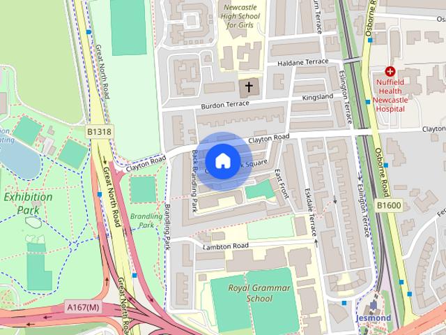 House for rent in Jesmond, Newcastle upon Tyne