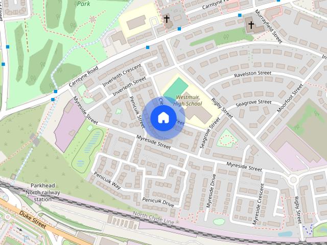 House for rent in Parkhead, Glasgow