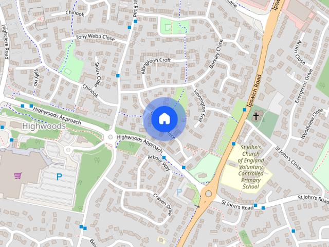 House for rent in Highwoods, Fordham Heath