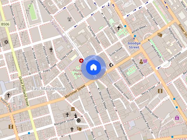 Apartment for rent in Fitzrovia, Greater London