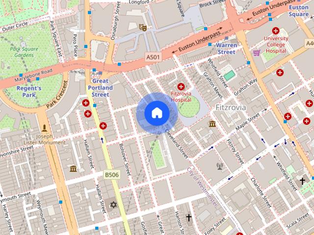 Apartment for rent in Fitzrovia, Greater London