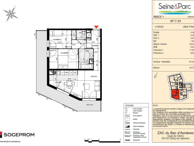 Appartement location à Nanterre, Clichy