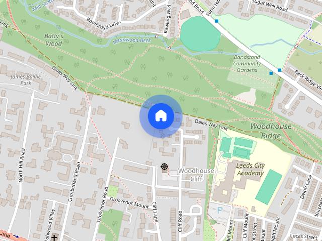 Apartment for rent in Woodhouse Cliff, Leeds