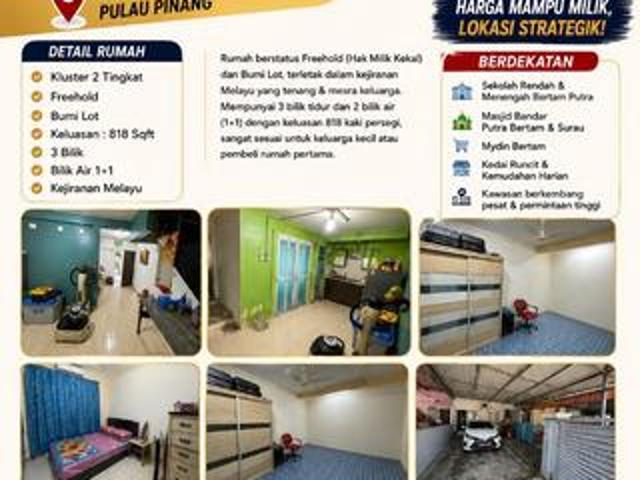 House for sale in Wellesley, Penang