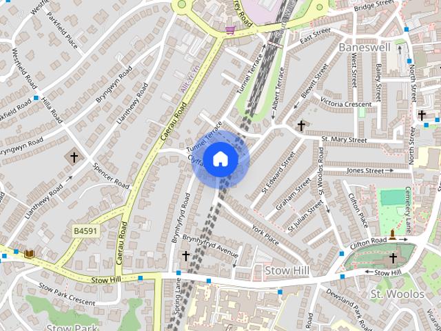 Apartment for rent in Stow Hill, Wales