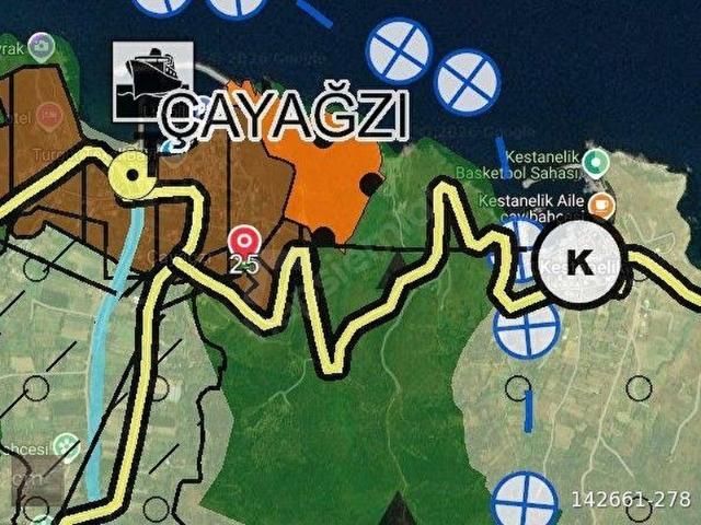 Çayağzı Mahallesi, Erdek içerisinde satılık Arsa