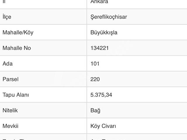 Şereflikoçhisar, Ankara içerisinde satılık mülk