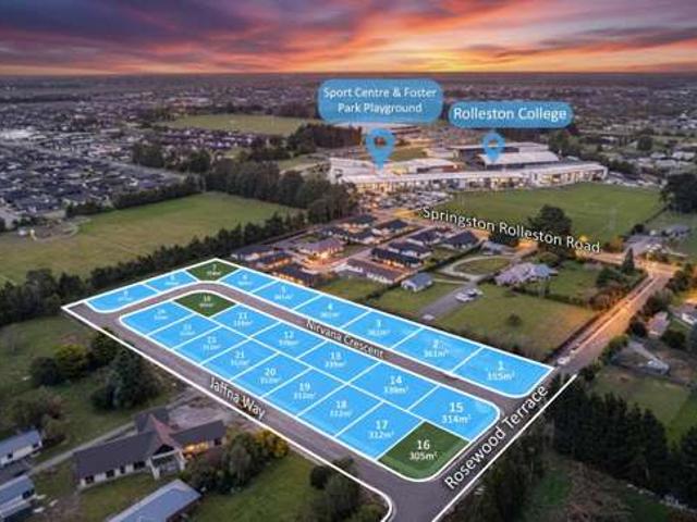Land for sale in Rolleston, Canterbury