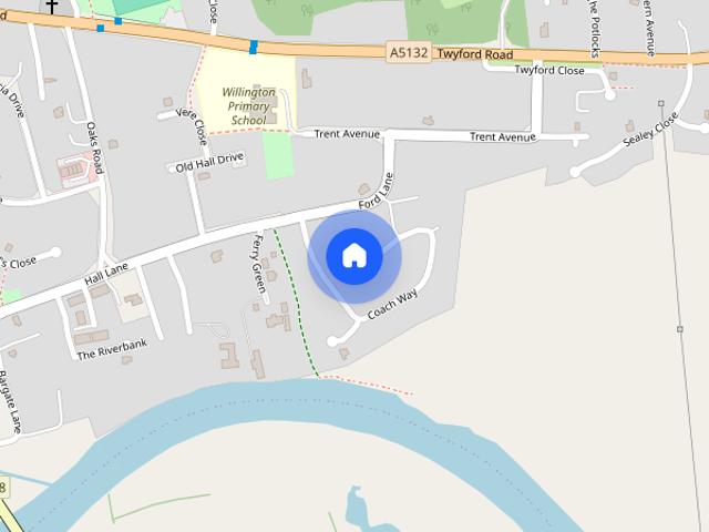 House for rent in Willington CP, South Derbyshire