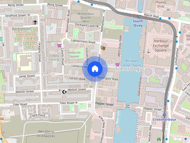 Apartment for rent in Isle Of Dogs, Greater London