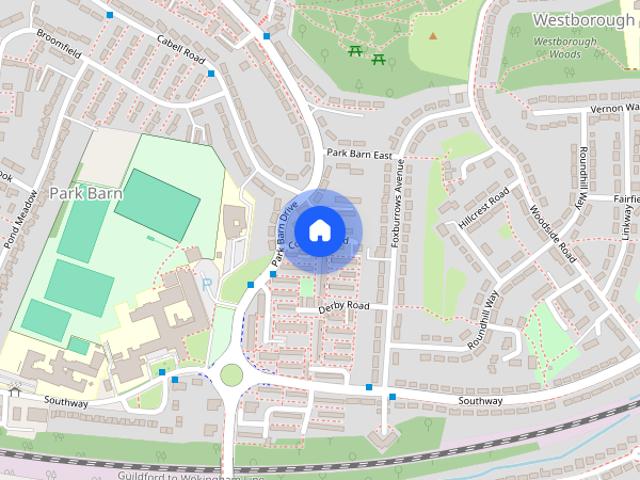Room for rent in Westborough, Surrey