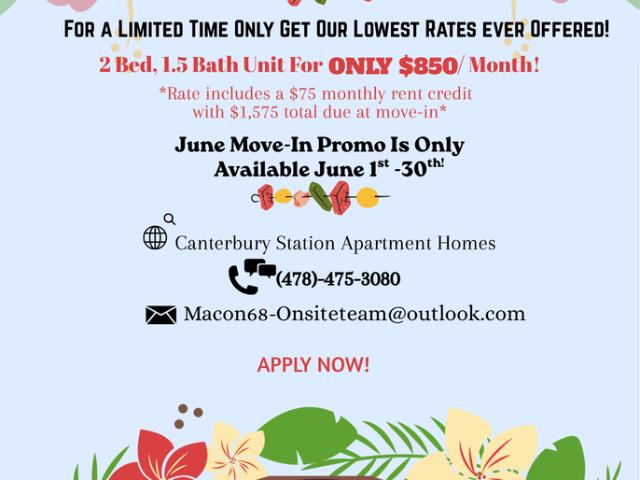 Apartment for rent in Macon, Georgia