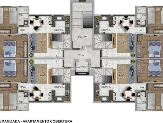 Cobertura venda em Região Geográfica Imediata de Belo Horizonte, Região Metropolitana de Belo Horizonte