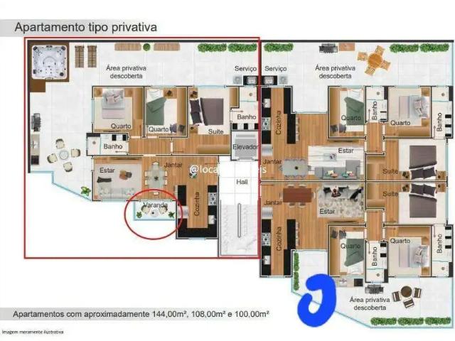 Cobertura venda em Região Geográfica Imediata de Belo Horizonte, Região Metropolitana de Belo Horizonte