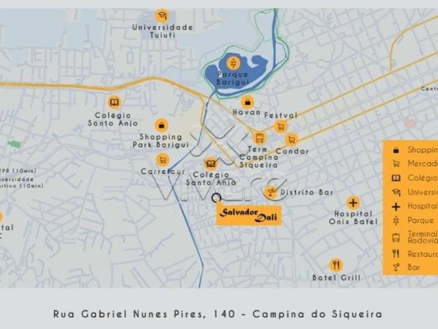 Cobertura venda em Campina do Siqueira, Curitiba