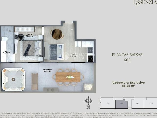 Cobertura venda em Região Geográfica Imediata de Florianópolis, Desterro