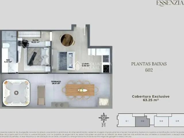 Cobertura venda em Região Geográfica Imediata de Florianópolis, Desterro