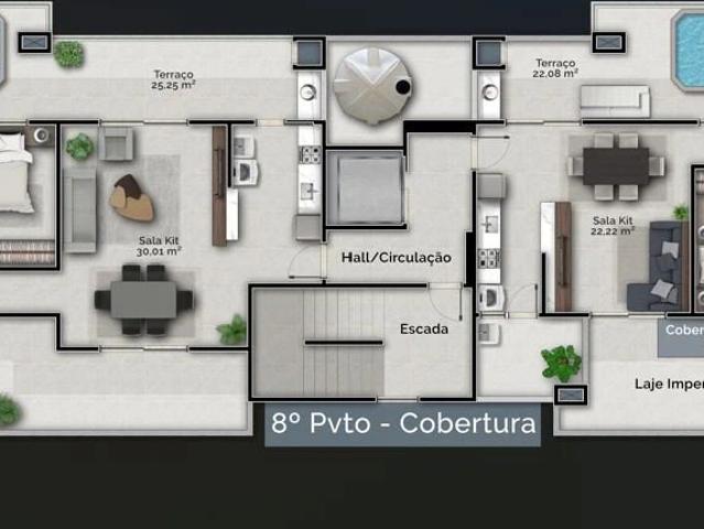 Cobertura venda em Carvoeira, Florianópolis