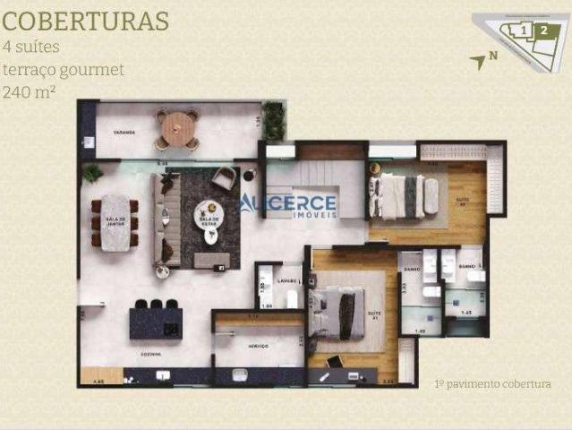 Cobertura venda em Teixeiras, Juiz de Fora
