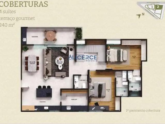 Cobertura venda em Região Geográfica Imediata de Juiz de Fora, Juiz de Fora
