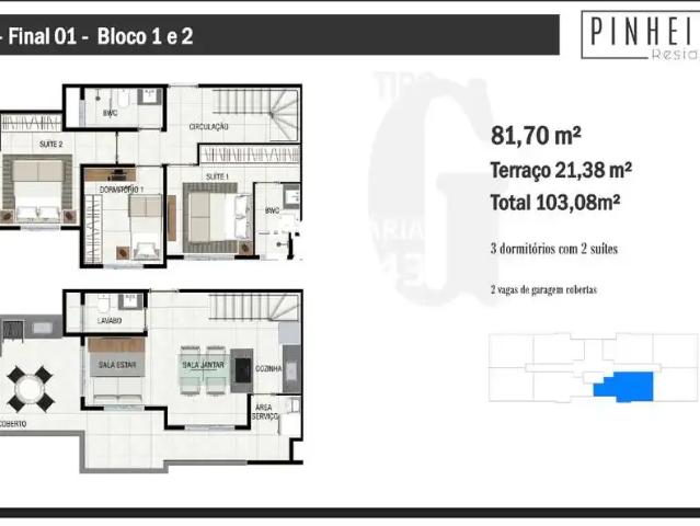 Cobertura venda em Região Geográfica Imediata de Londrina, Londrina