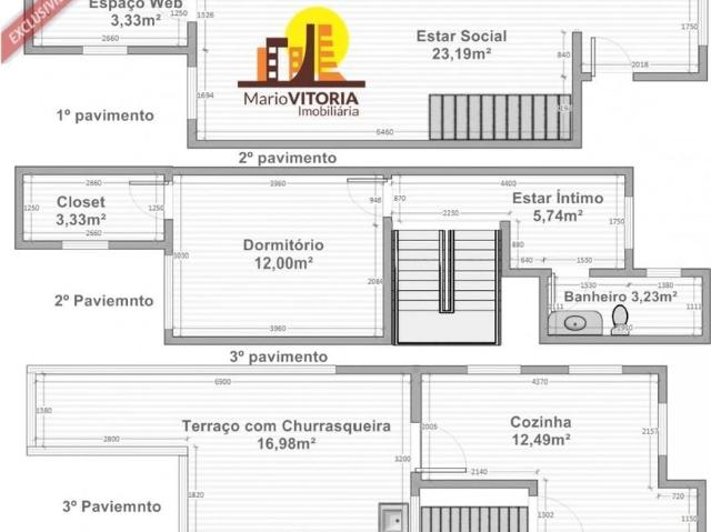 Cobertura venda em Centro Histórico, Porto Alegre
