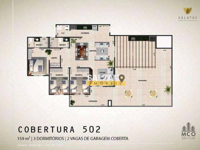 Cobertura venda em Vila Barbosa, Barueri