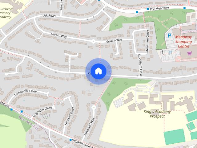 House for rent in Churchend, Reading