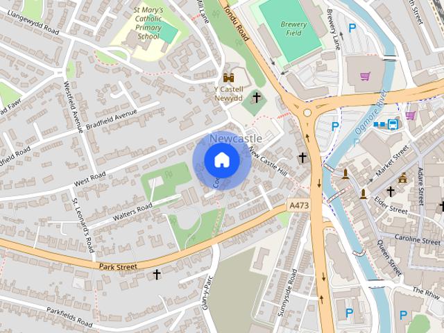 House for rent in Newcastle, Wales