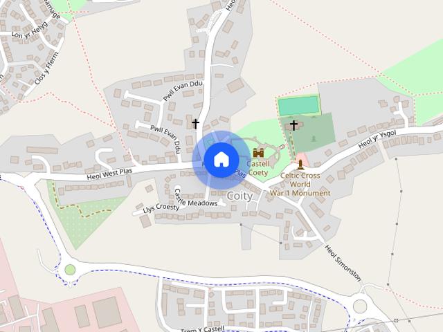 House for rent in Coity Higher, Coity