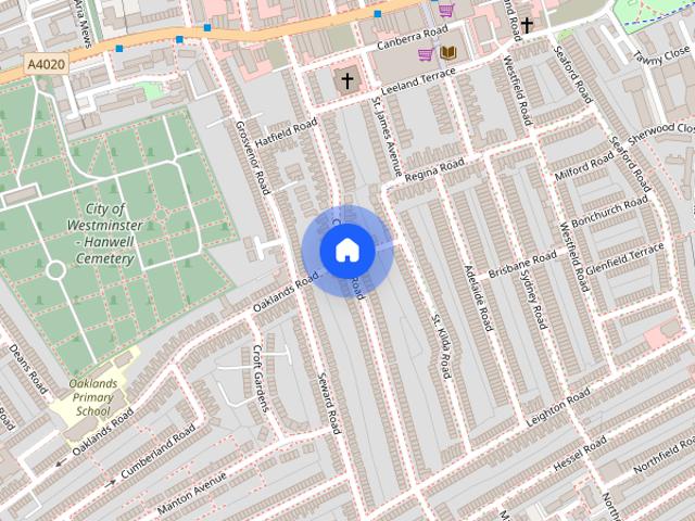 Apartment for rent in London Borough of Ealing, Hanwell