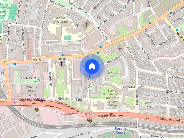 House for rent in Brook Green, Greater London