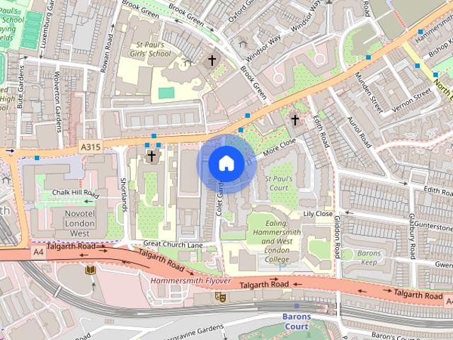 House for rent in Brook Green, Greater London