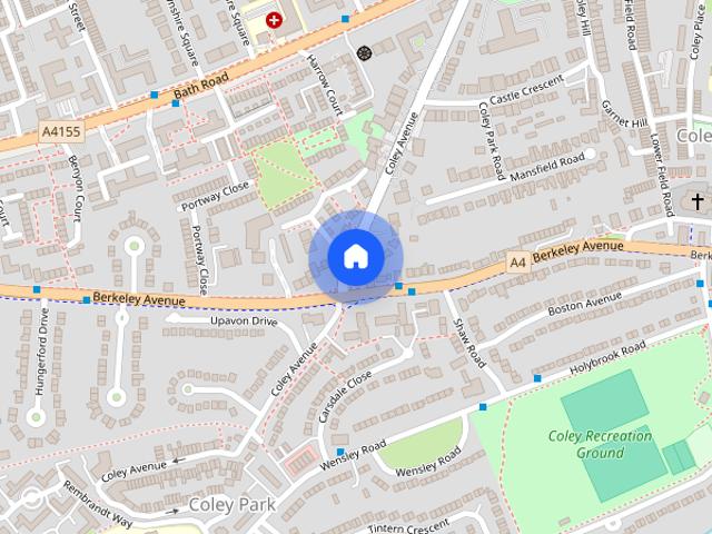 House for rent in Coley Park, Reading