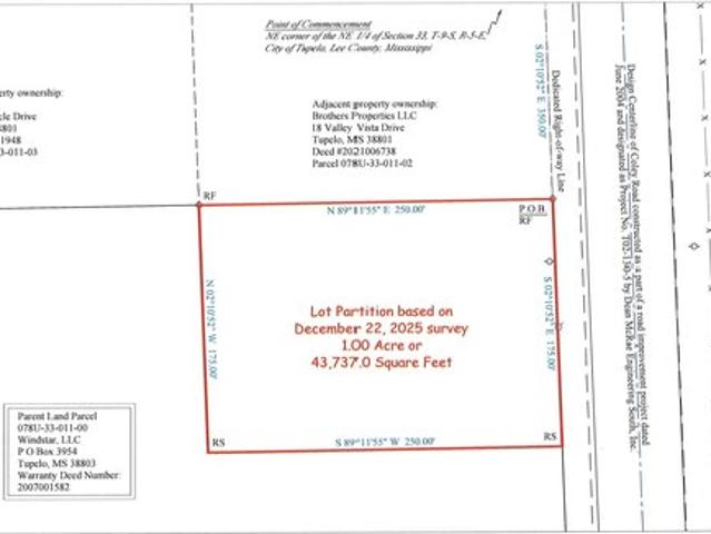 Land for sale in Belden, Mississippi