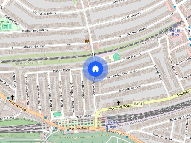 House for rent in Brondesbury, Greater London