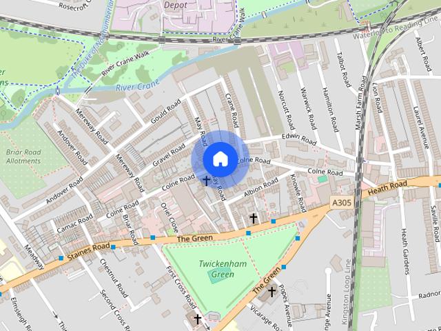 House for rent in Strawberry Hill, Greater London