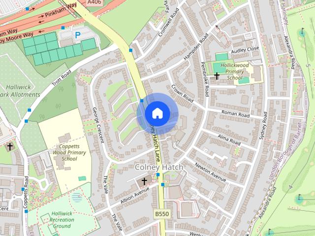 Apartment for rent in Colney Hatch, London