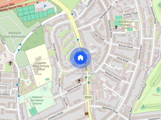 Apartment for rent in Muswell Hill, Colney Hatch