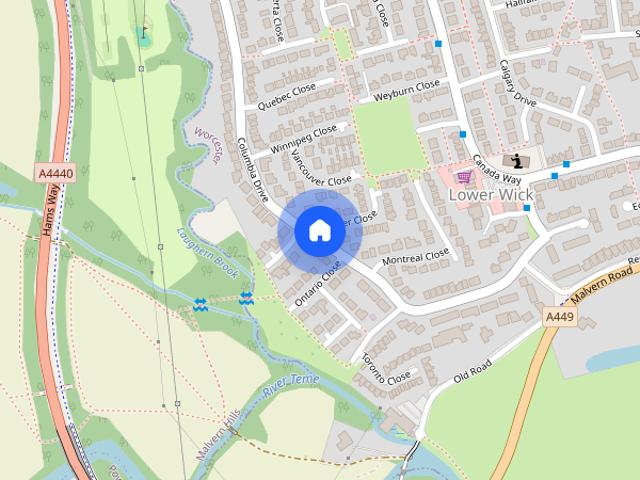House for rent in Lower Wick, Worcestershire