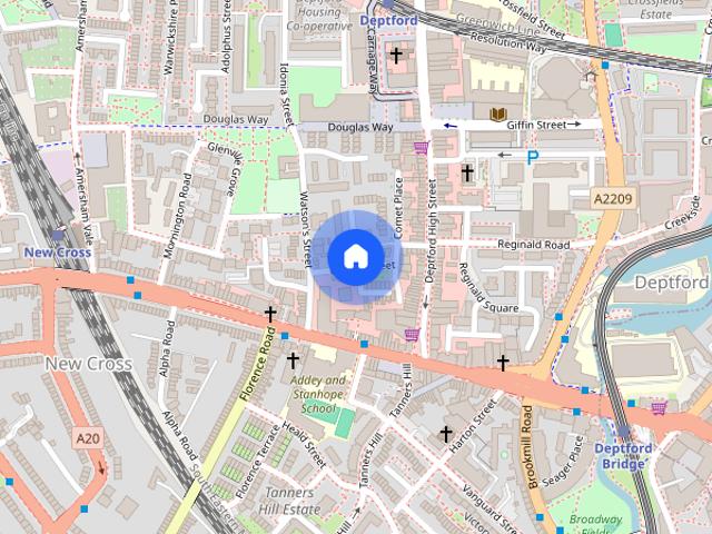 Apartment for rent in London Borough of Lewisham, New Cross