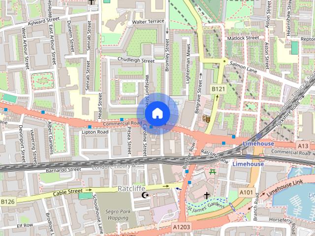 Apartment for rent in Ratcliffe, Greater London