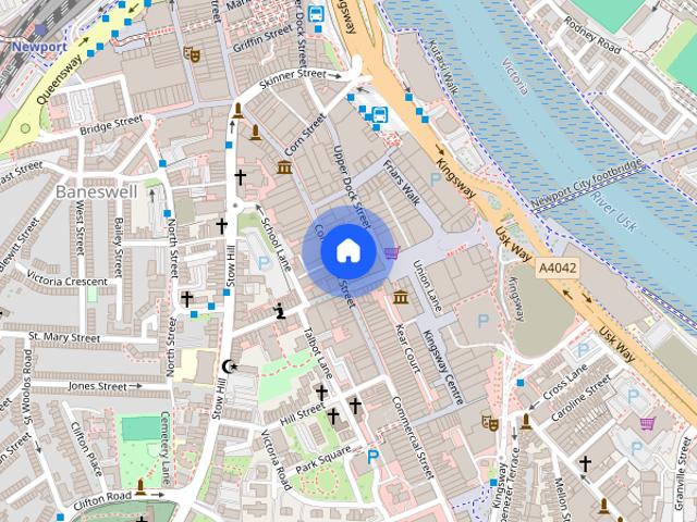 Apartment for rent in Stow Hill, Wales