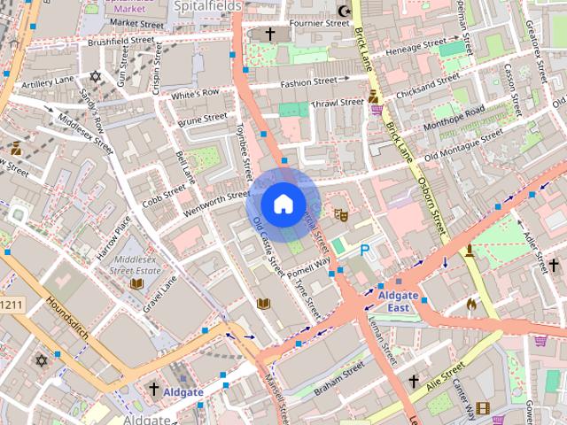 Apartment for rent in Spitalfields, Whitechapel
